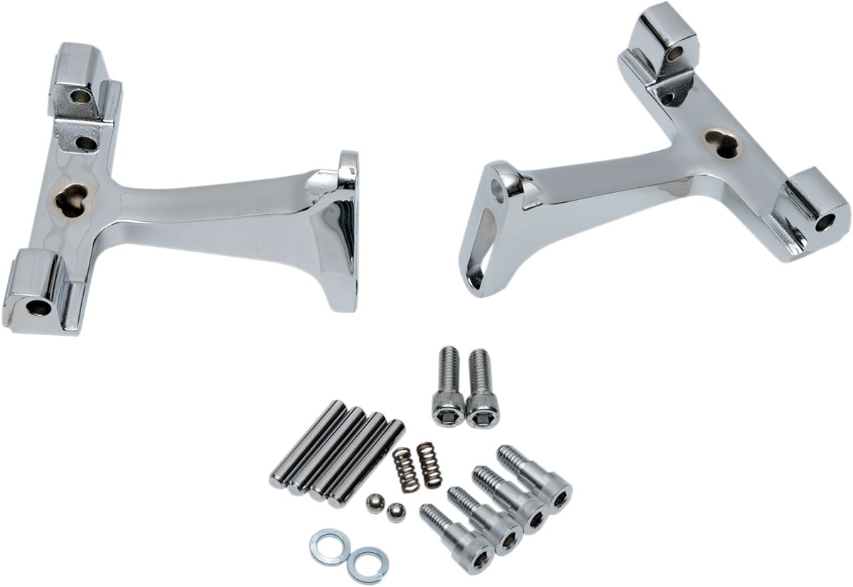 PASSENGER FLOORBOARD MOUNTS CHROME