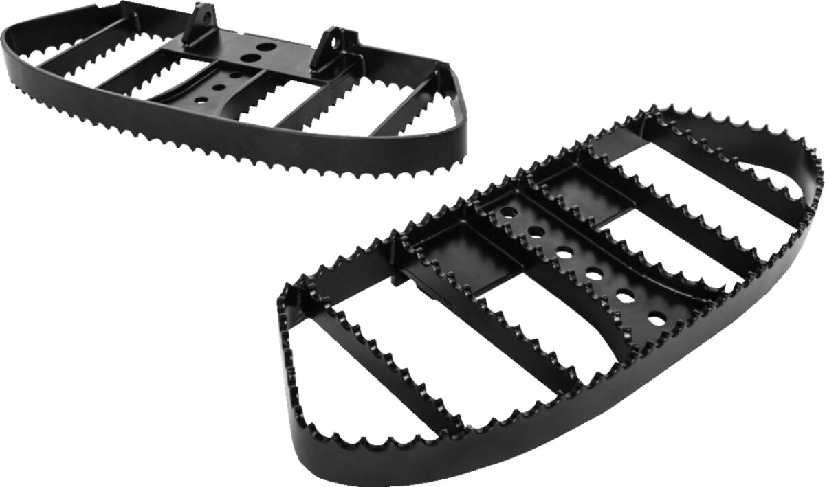 M8 SOFTAIL FLOORBOARDS - MX STYLE BLACK