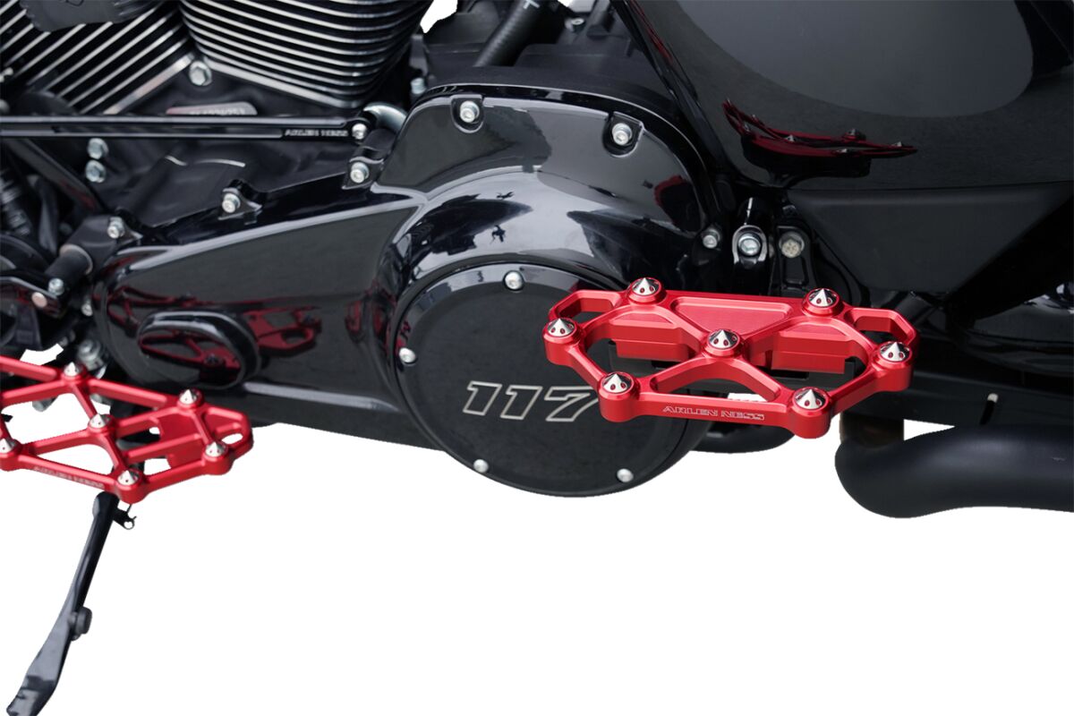 FLOORBOARD PASSENGER DIAMOND RED
