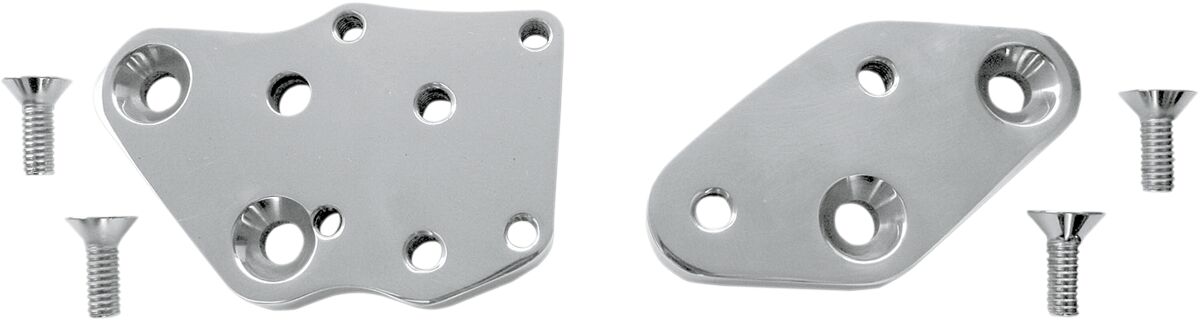 ACCUTRONIX ADAPTER PLATES KICK BACK FORWARD CONTROLS CHROME