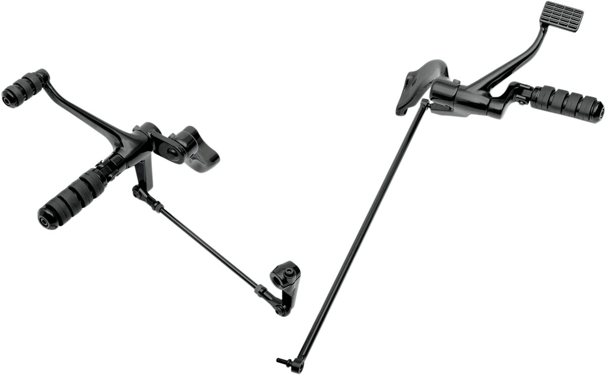 FORWARD CONTROL KIT EXTENDED 2" BLACK