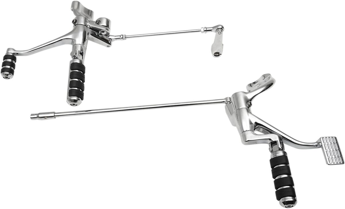 CHROME EXTENDED FORWARD CONTROLS 2"