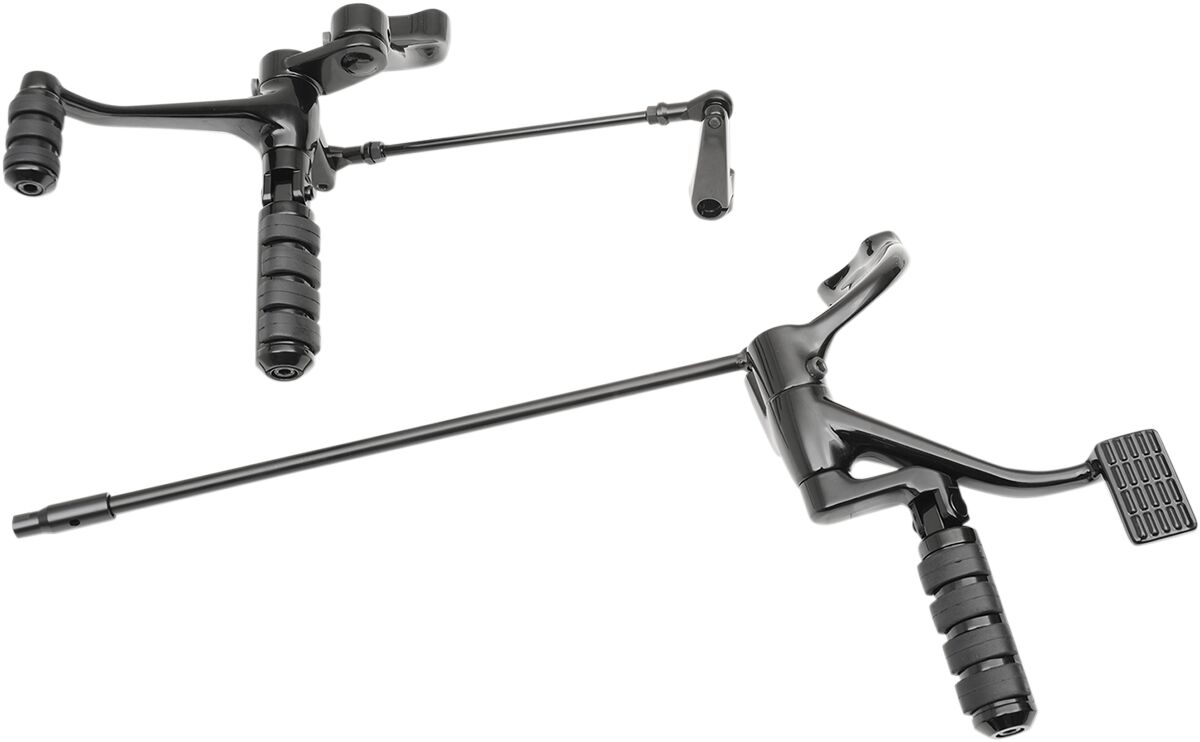 BLACK EXTENDED FORWARD CONTROLS 2"