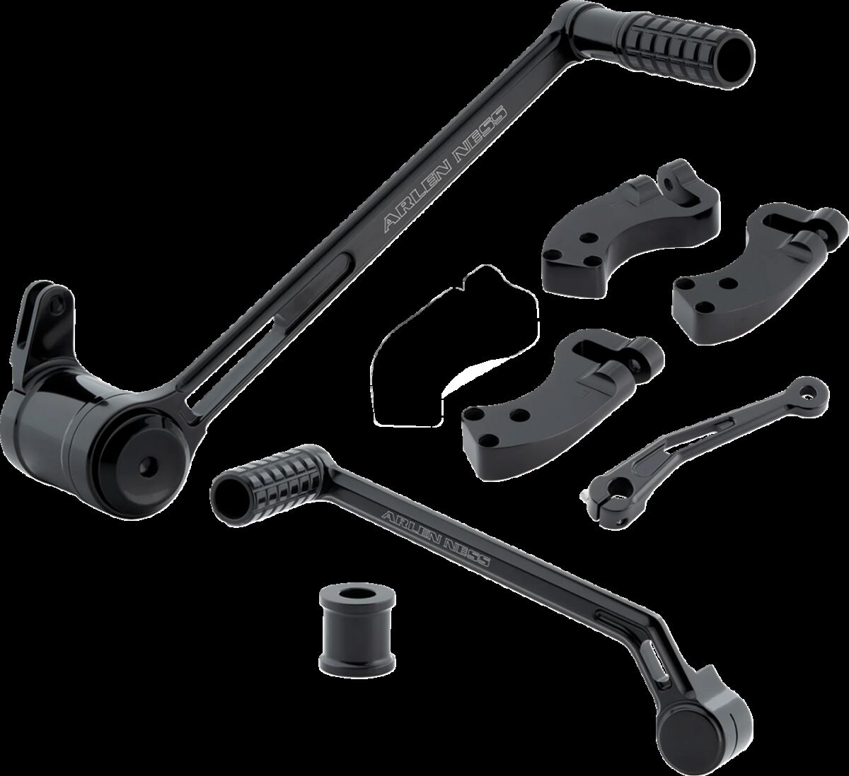 3 Inch Extended Foot Control Kit - Black