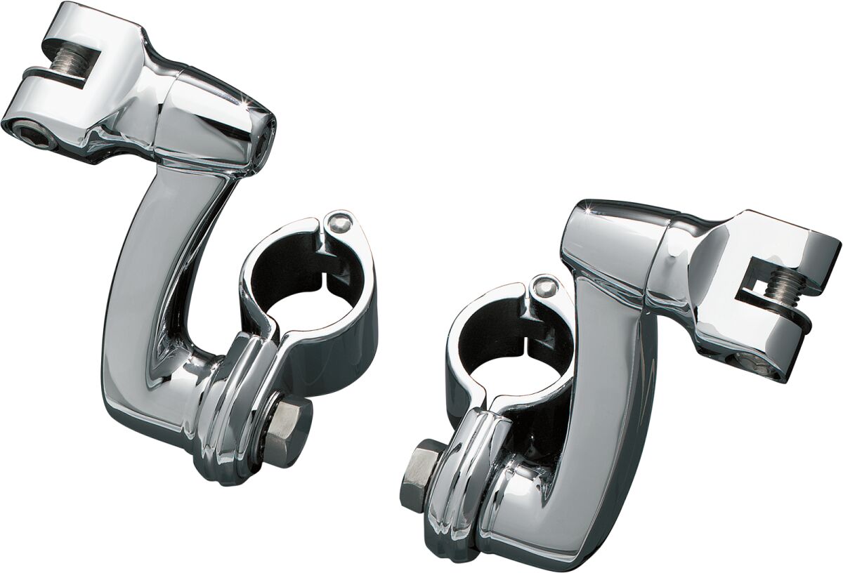 Longhorn nihkega kinnitused 1-1/4" Magnum kiirklambritega, kroom