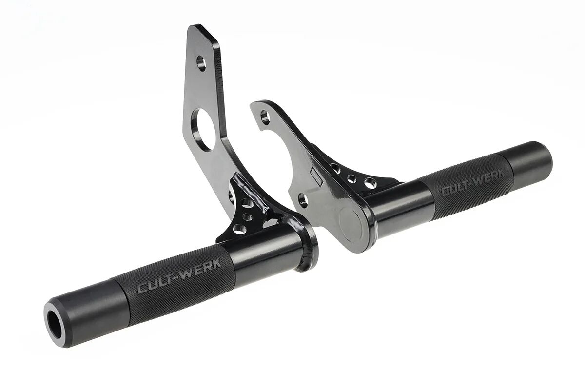 Tagumine kukkumiskaar Club Style, must, Softail M8