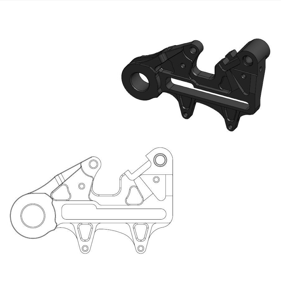 Pidurisadula adapter 240MM