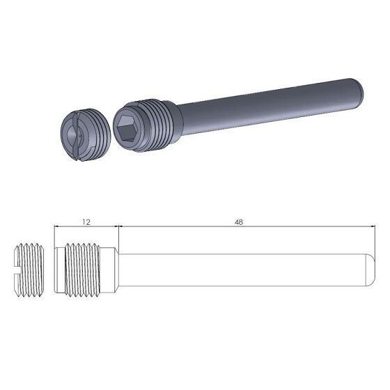 Piduriklotsi tihvt, OEM-asendus