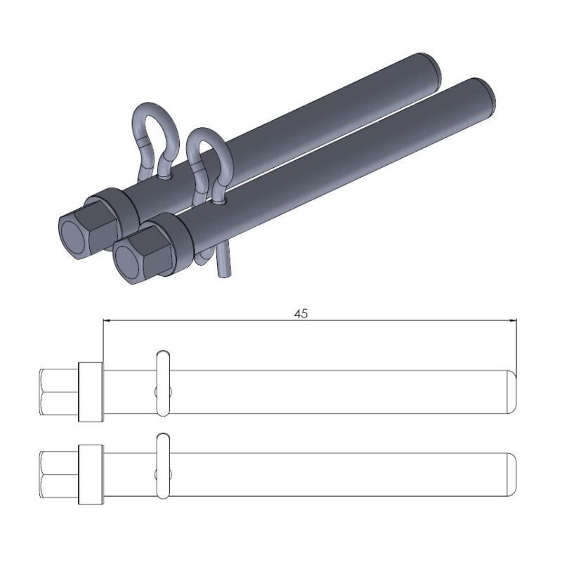 Piduriklotsi tihvt, OEM-asendus