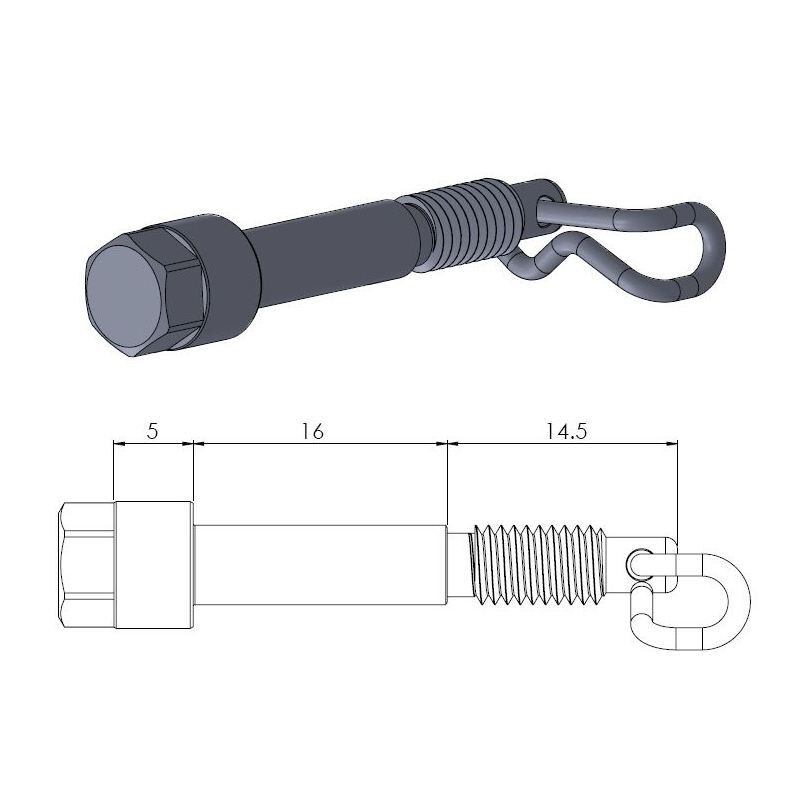 Piduriklotsi tihvt, OEM-asendus