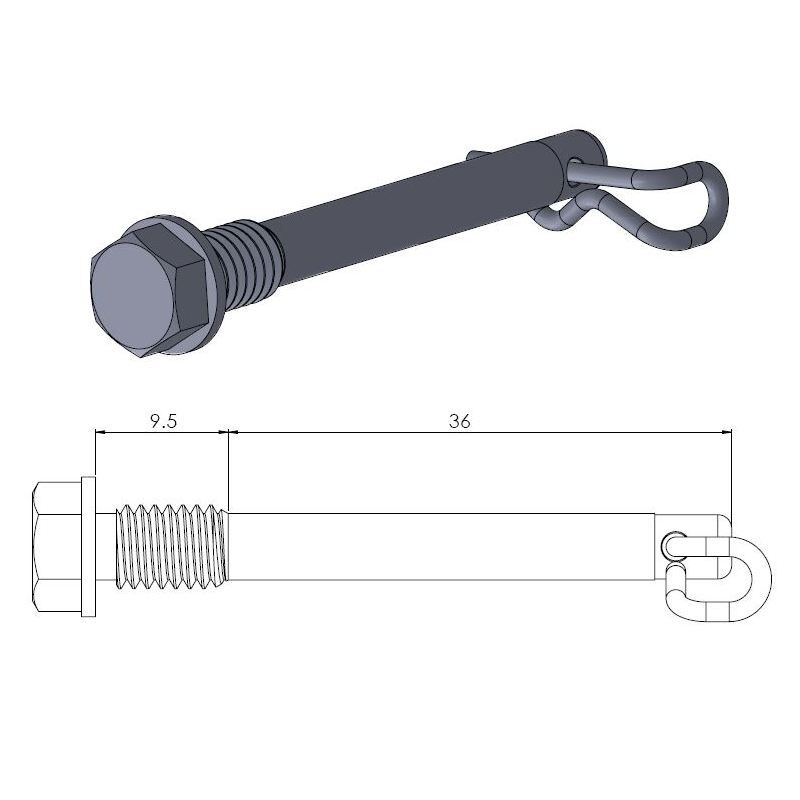 Piduriklotsi tihvt, OEM-asendus