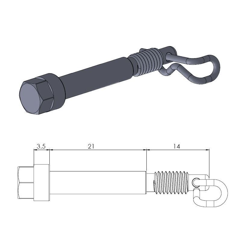 Piduriklotsi tihvt, OEM-asendus