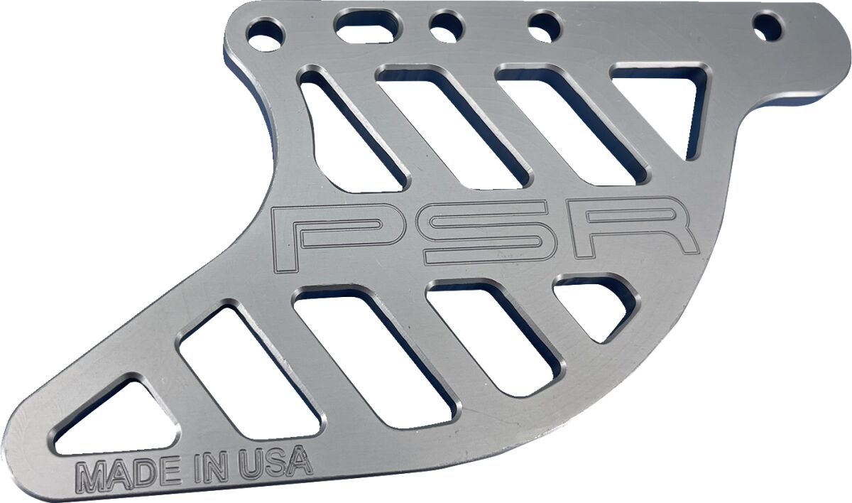 GUARD REAR DISC  ALUMINUM ANODIZED GUN METAL