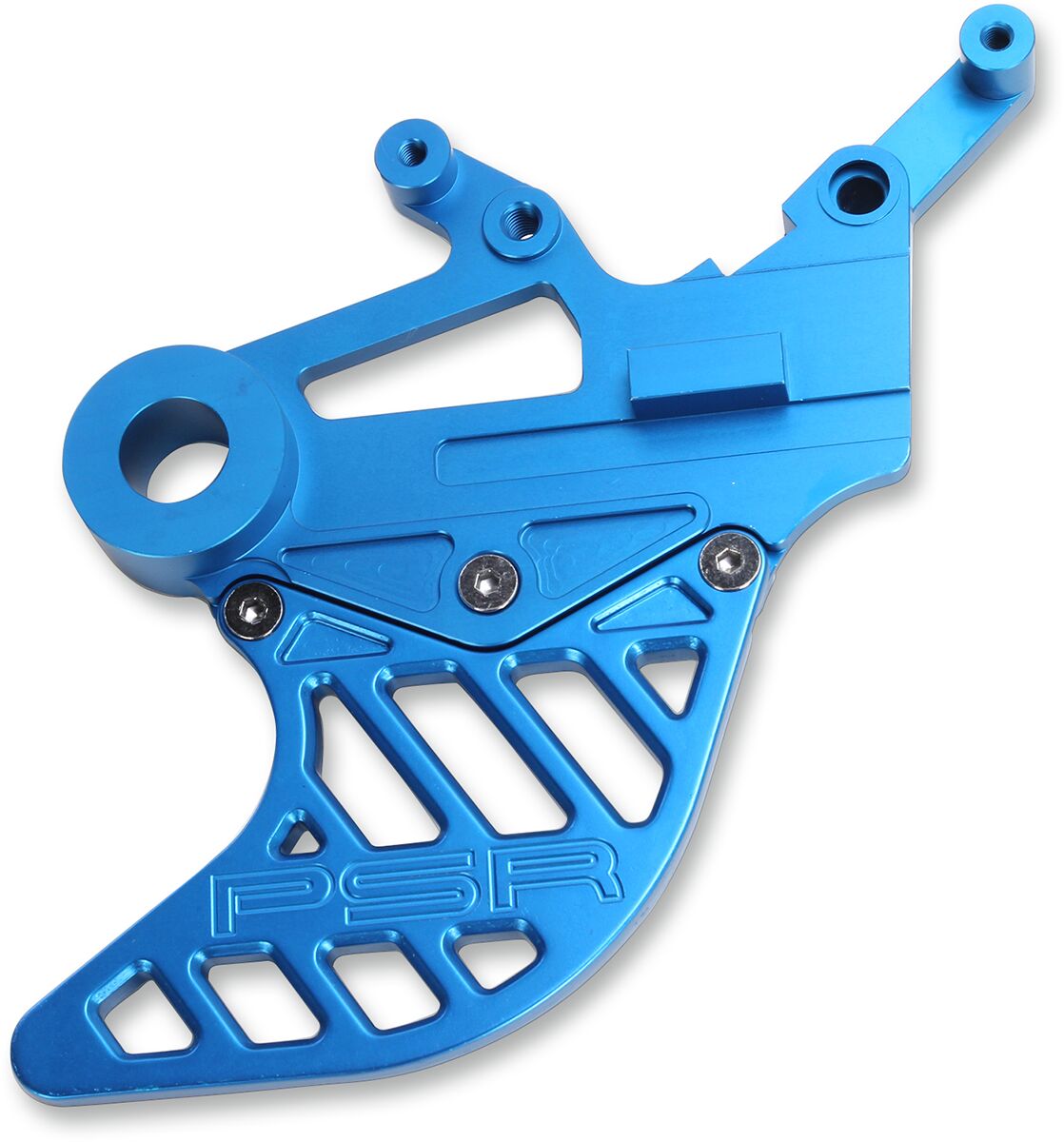 GUARD REAR DISC  ALUMINUM ANODIZED BLUE