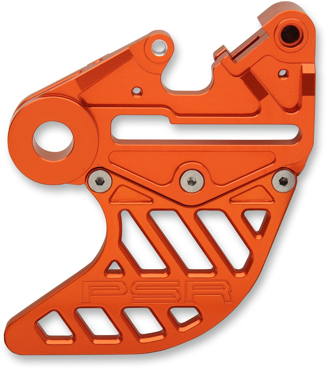 GUARD REAR DISC  ALUMINUM ANODIZED ORANGE