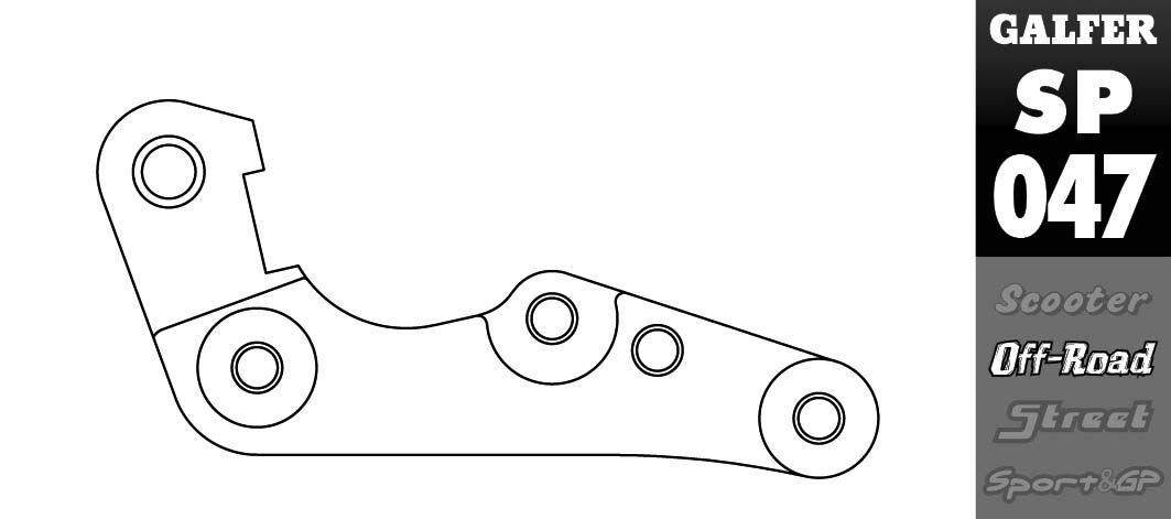 BRAKE CALIPER RELOCATION ADAPTOR