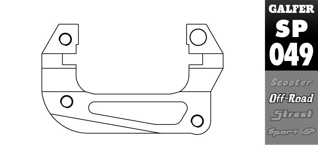 BRAKE CALIPER RELOCATION ADAPTOR