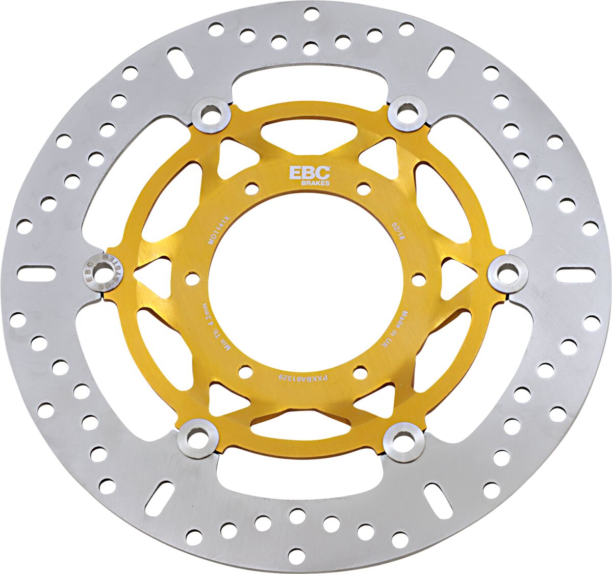 BRAKE ROTOR X SERIES FLOATING ROUND