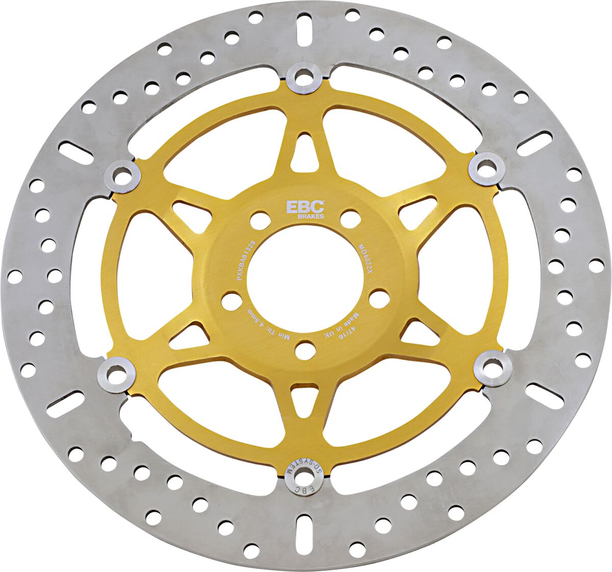 BRAKE ROTOR X SERIES FLOATING ROUND