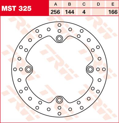BRAKE ROTOR FIXED 256 ROUND REAR
