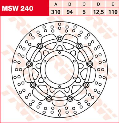 BRAKE ROTOR FLOATING STANDARD-DESIGN