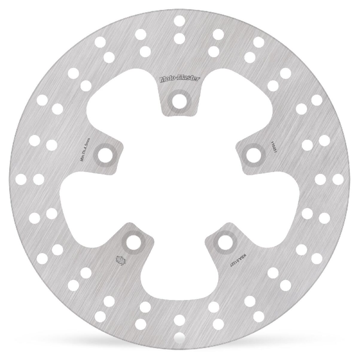 BRAKE ROTOR FIXED HALO ROUND NATURAL