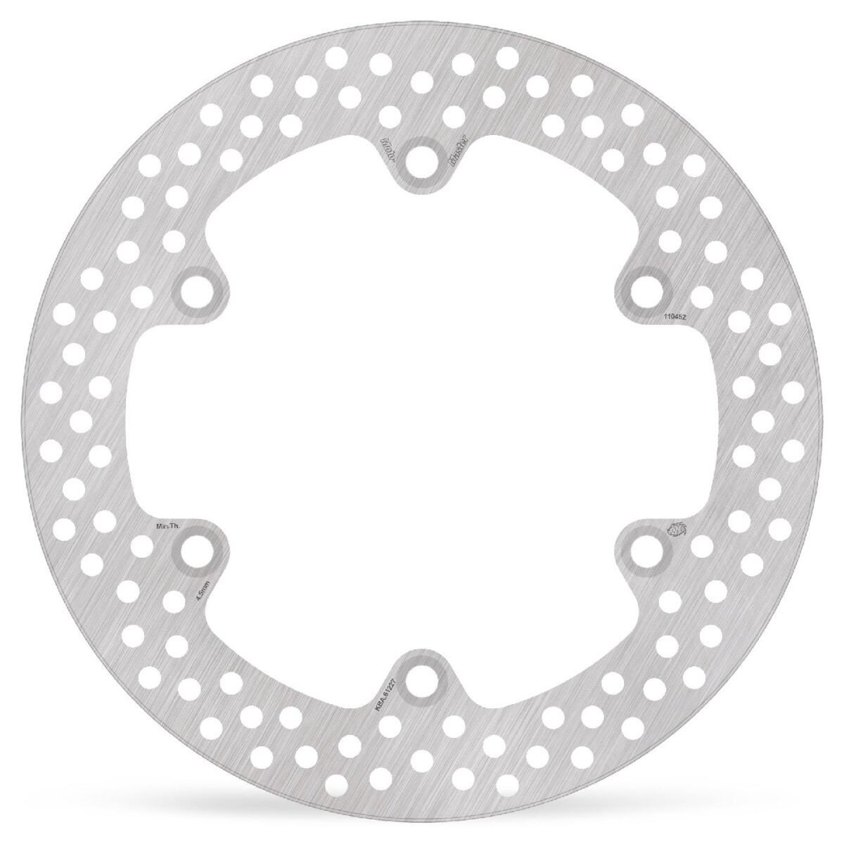 BRAKE ROTOR FIXED HALO ROUND NATURAL