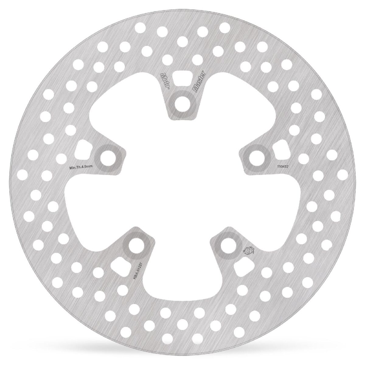BRAKE ROTOR FIXED HALO ROUND NATURAL