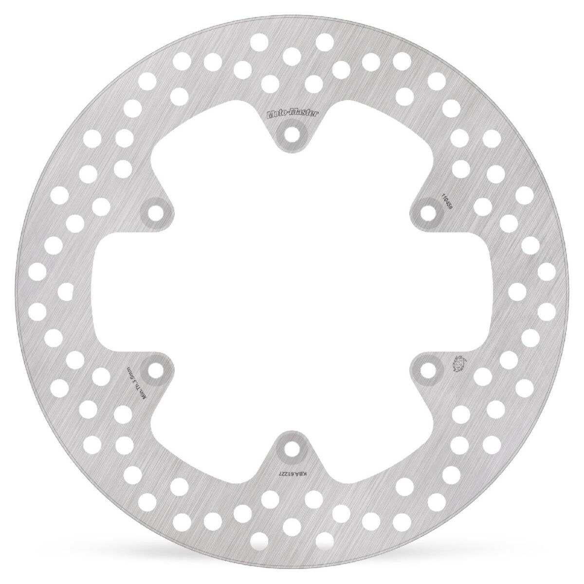 BRAKE ROTOR FIXED HALO ROUND NATURAL