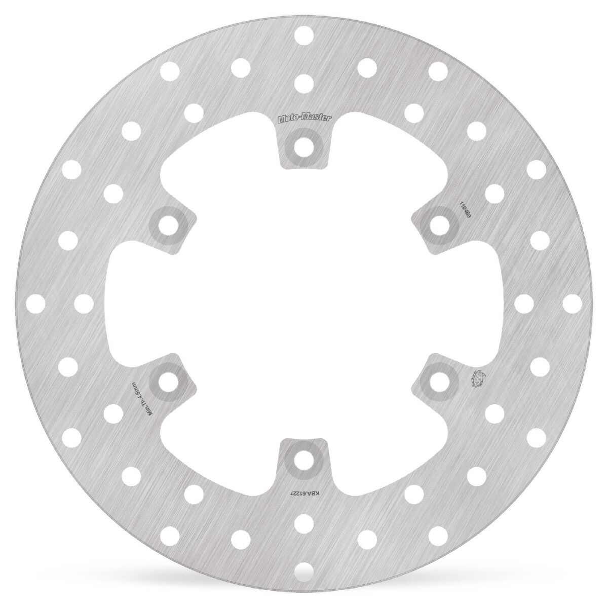 BRAKE ROTOR FIXED HALO ROUND NATURAL