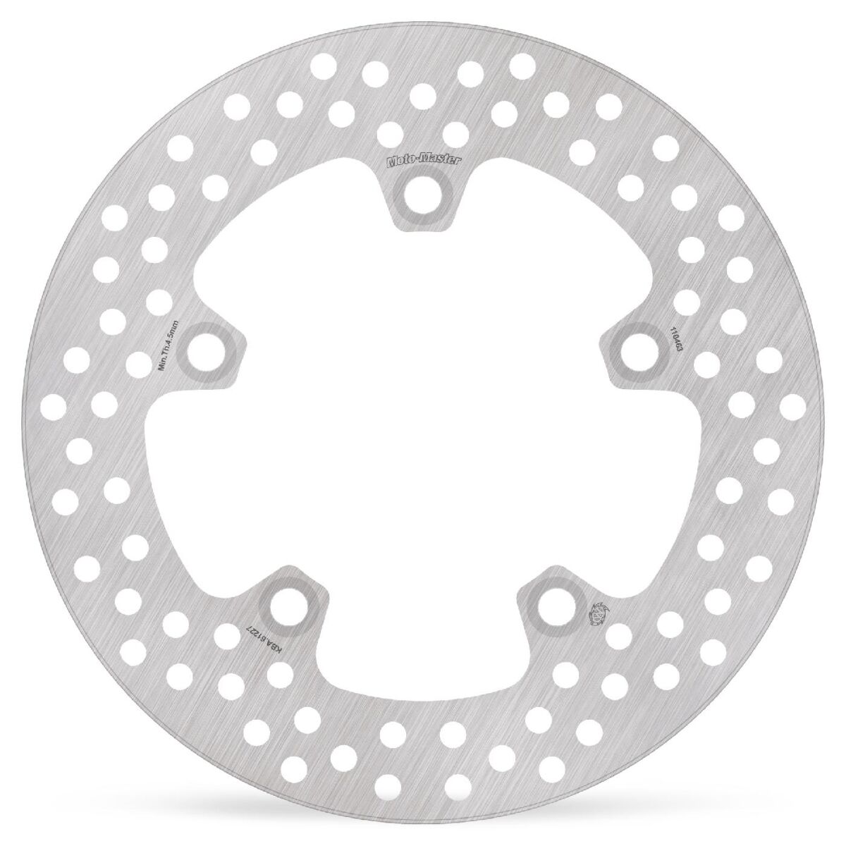 BRAKE ROTOR FIXED HALO ROUND NATURAL