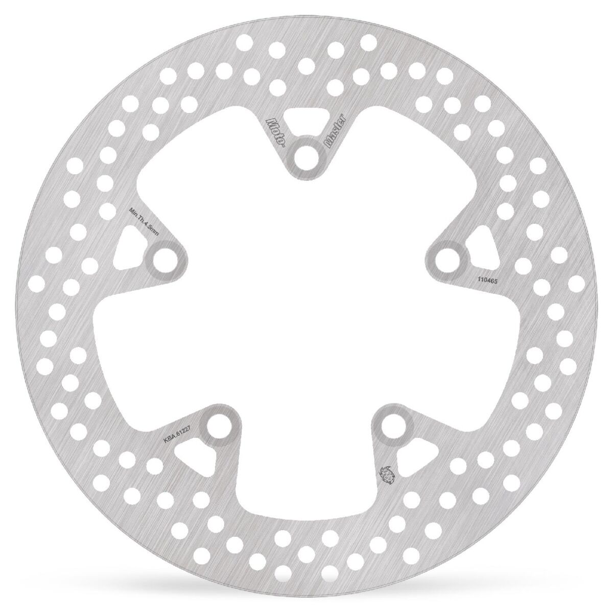 BRAKE ROTOR FIXED HALO ROUND NATURAL