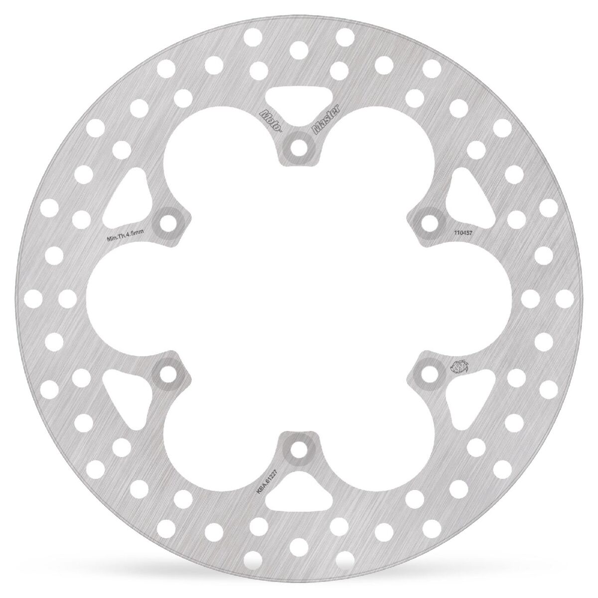BRAKE ROTOR FIXED HALO ROUND NATURAL