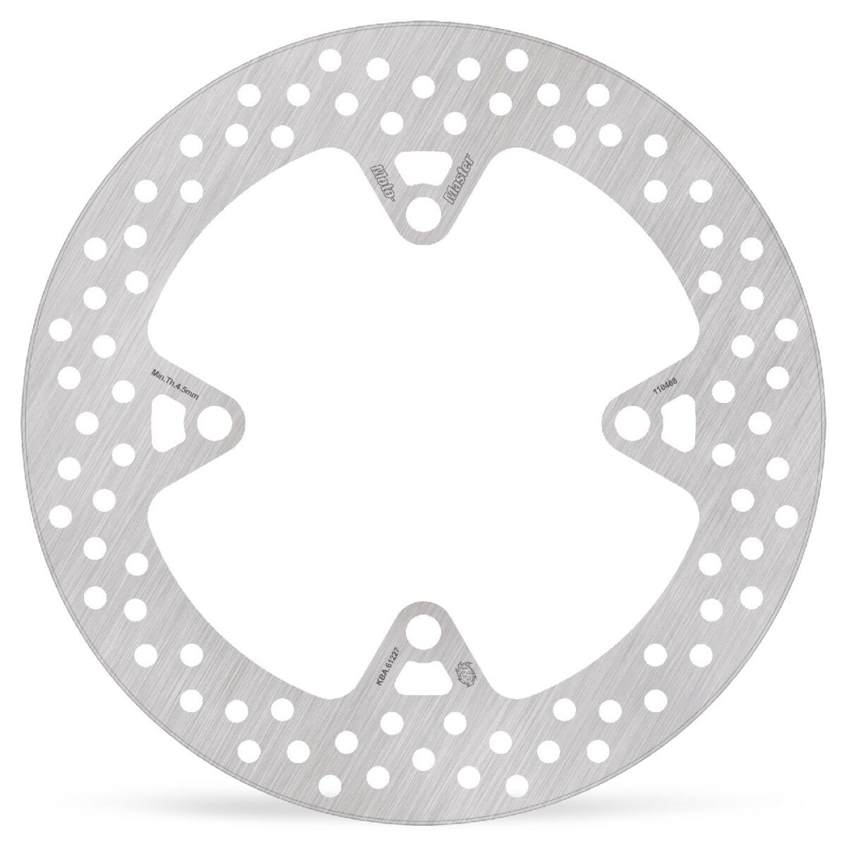 BRAKE ROTOR FIXED HALO ROUND NATURAL