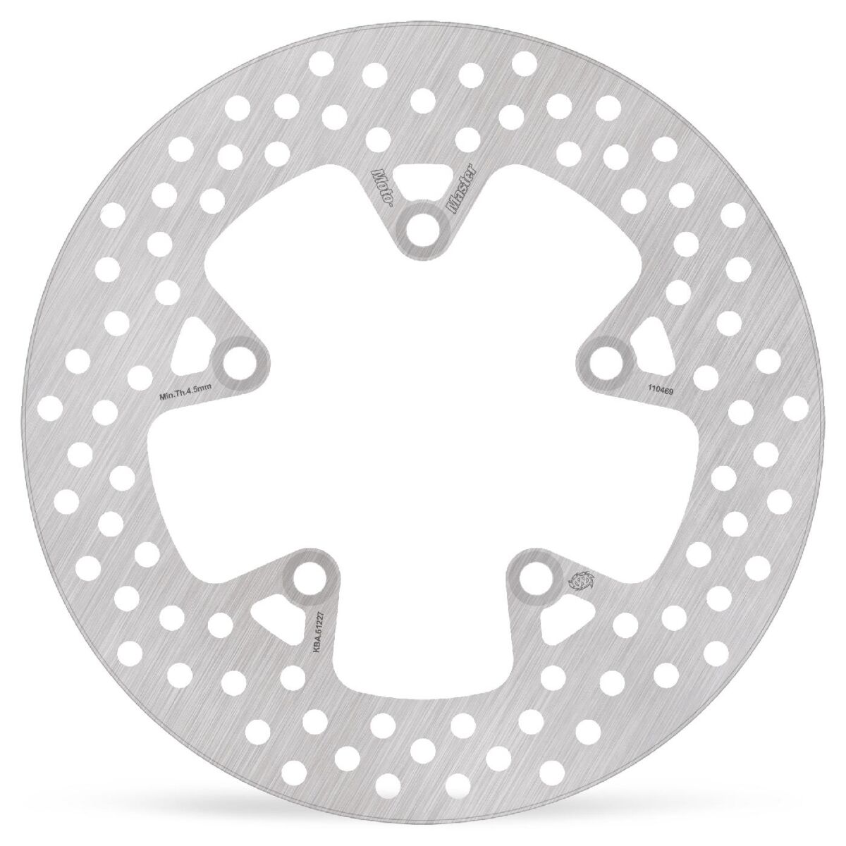 BRAKE ROTOR FIXED HALO ROUND NATURAL