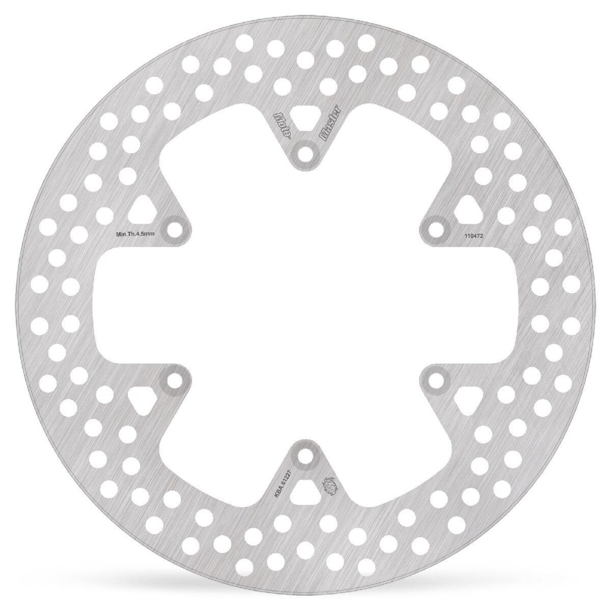 BRAKE ROTOR FIXED HALO ROUND NATURAL