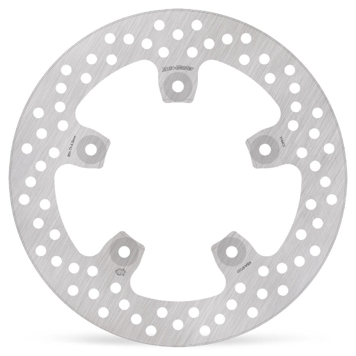 BRAKE ROTOR FIXED HALO ROUND NATURAL