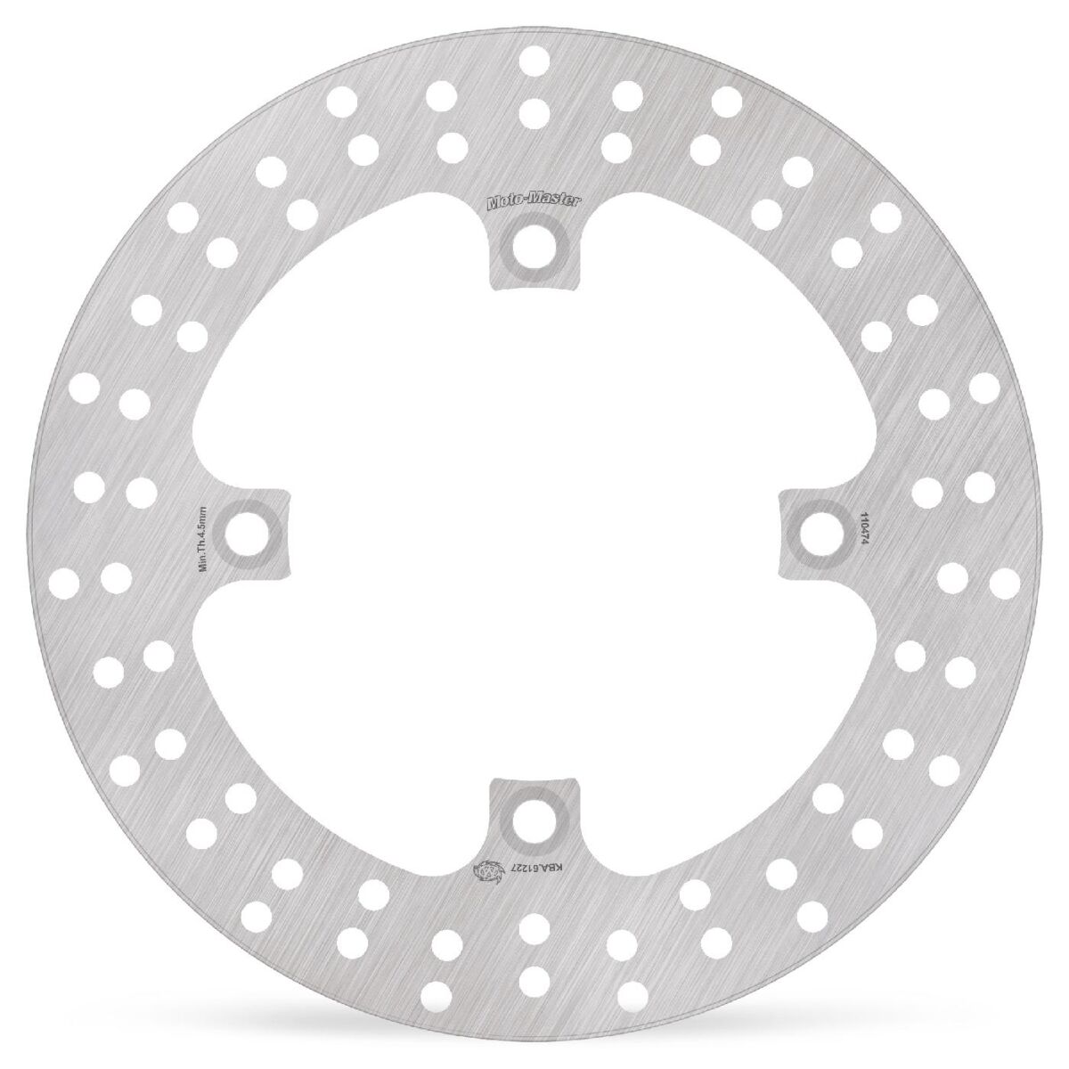 BRAKE ROTOR FIXED HALO ROUND NATURAL