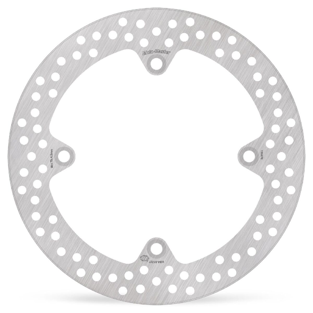BRAKE ROTOR FIXED HALO ROUND NATURAL