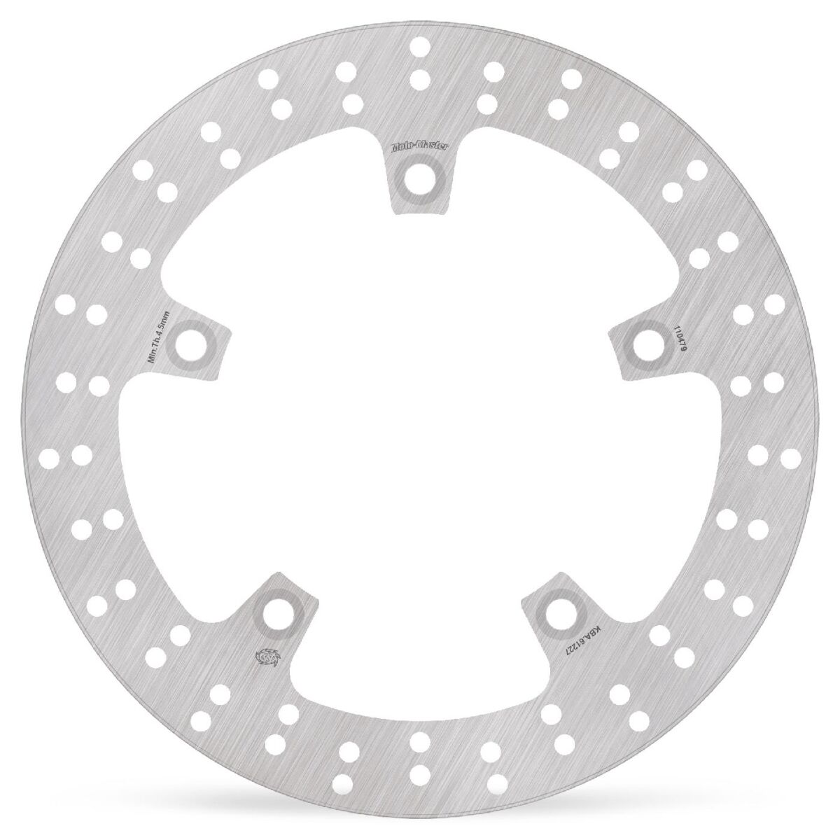BRAKE ROTOR FIXED HALO ROUND NATURAL