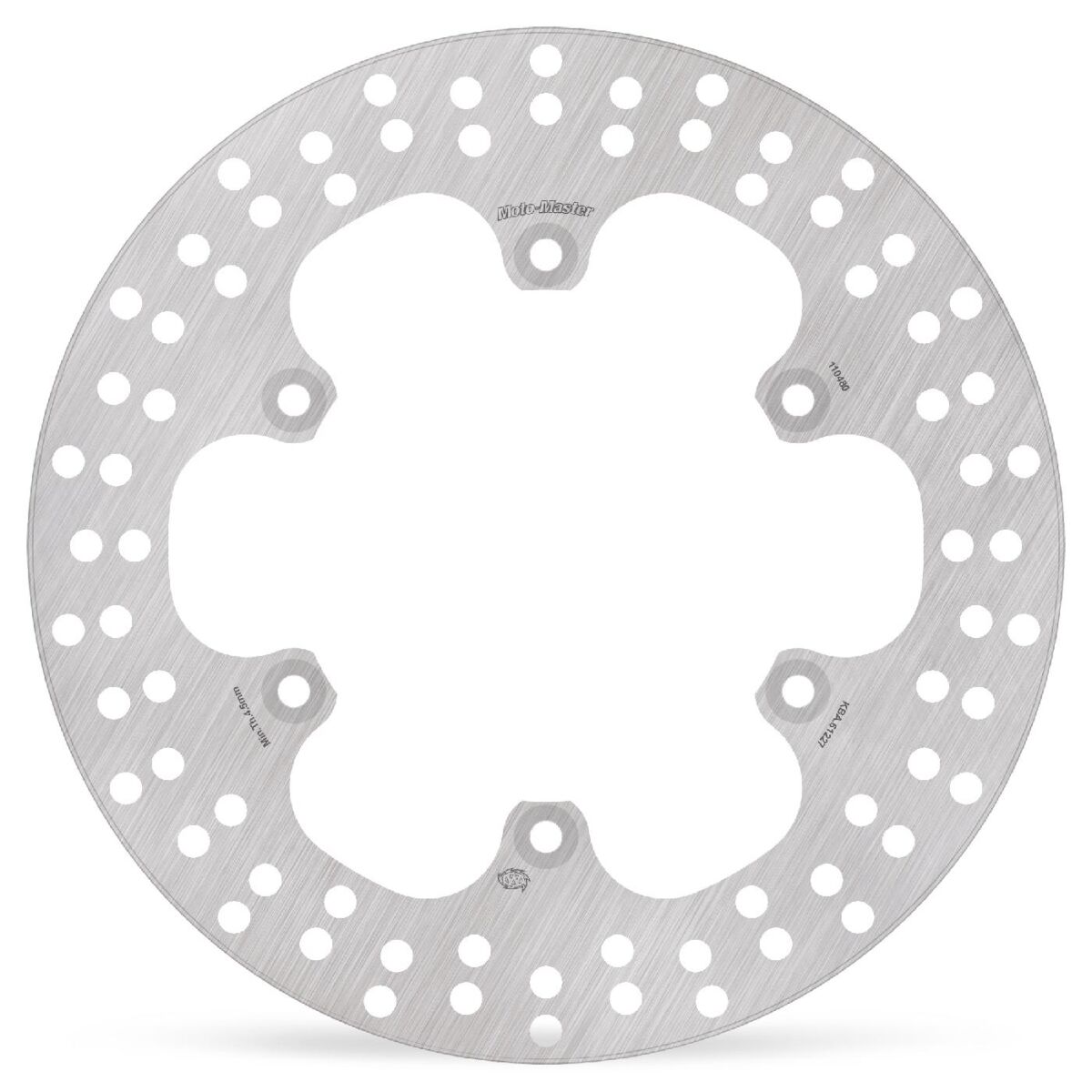 BRAKE ROTOR FIXED HALO ROUND NATURAL