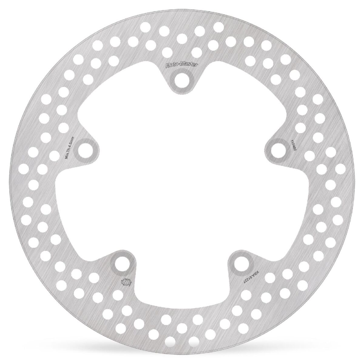 BRAKE ROTOR FIXED HALO ROUND NATURAL