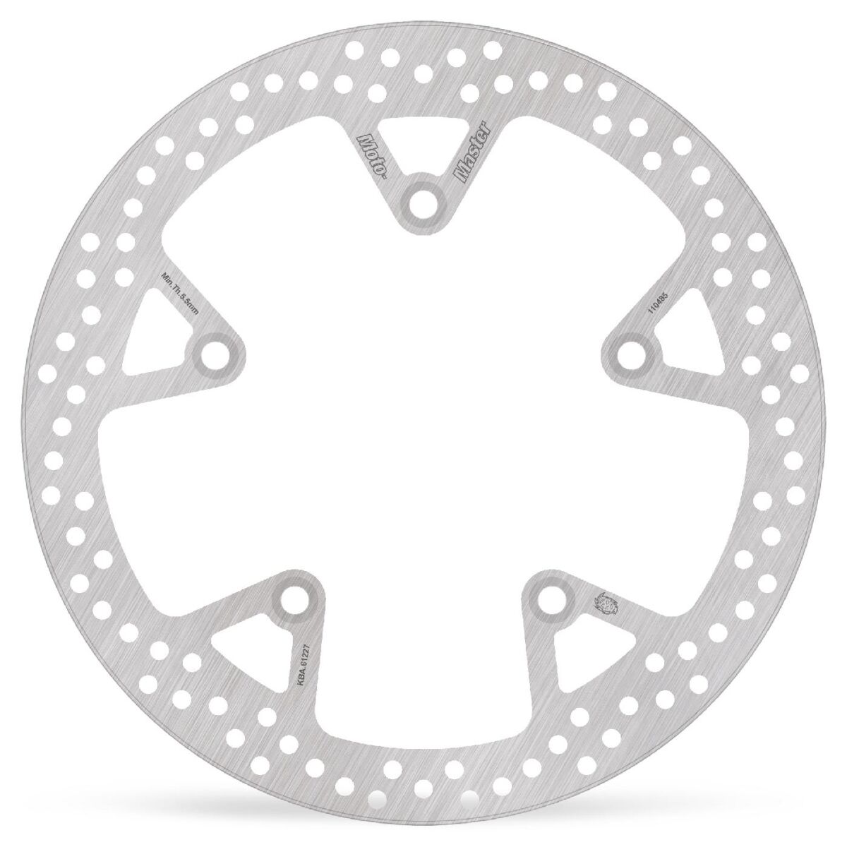 BRAKE ROTOR FIXED HALO ROUND NATURAL