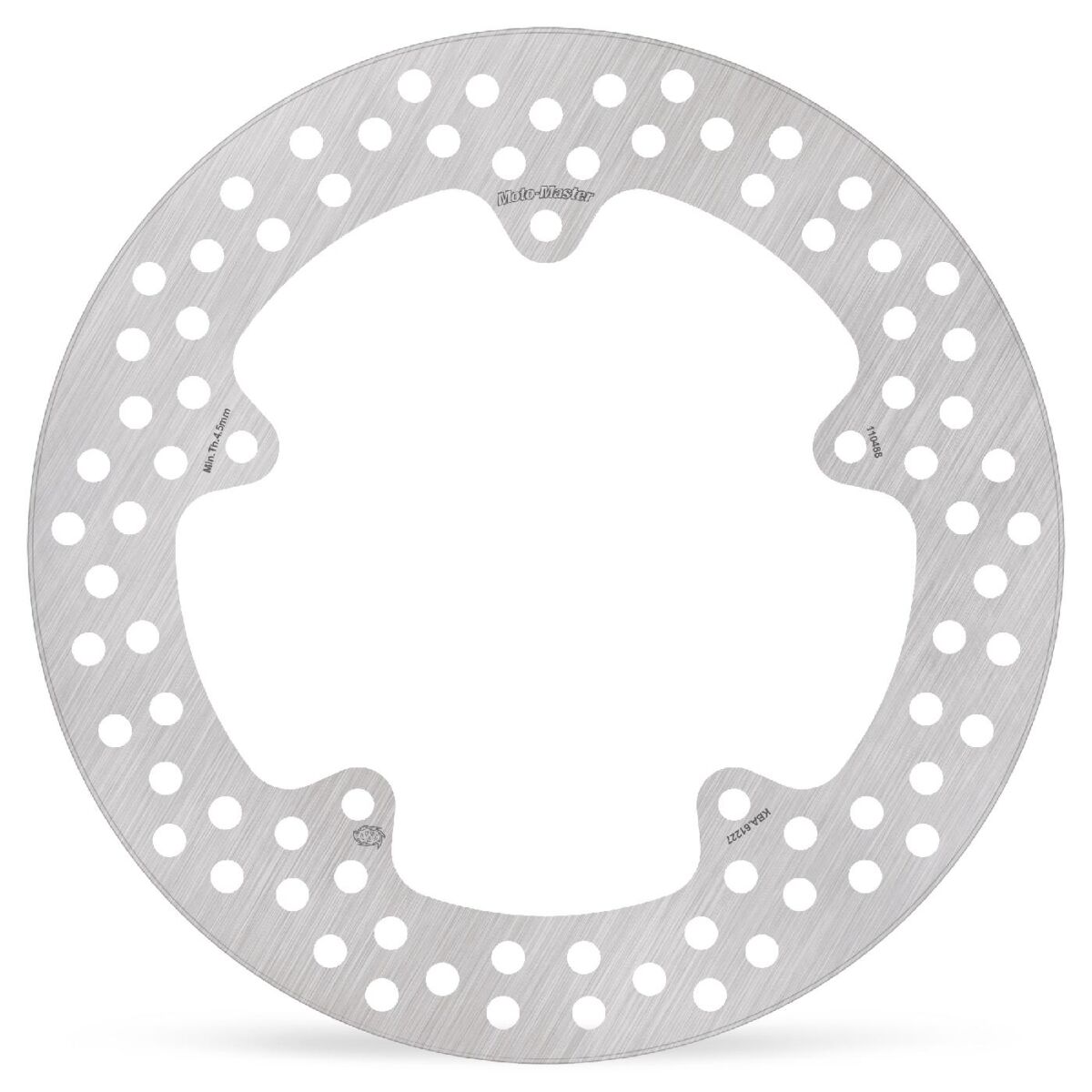 BRAKE ROTOR FIXED HALO ROUND NATURAL