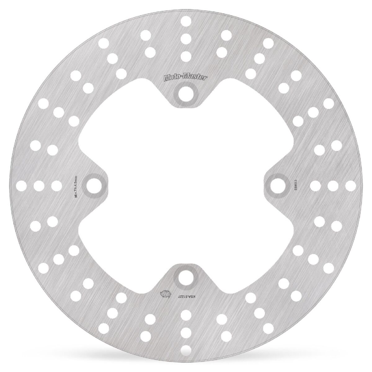 BRAKE ROTOR FIXED HALO ROUND NATURAL