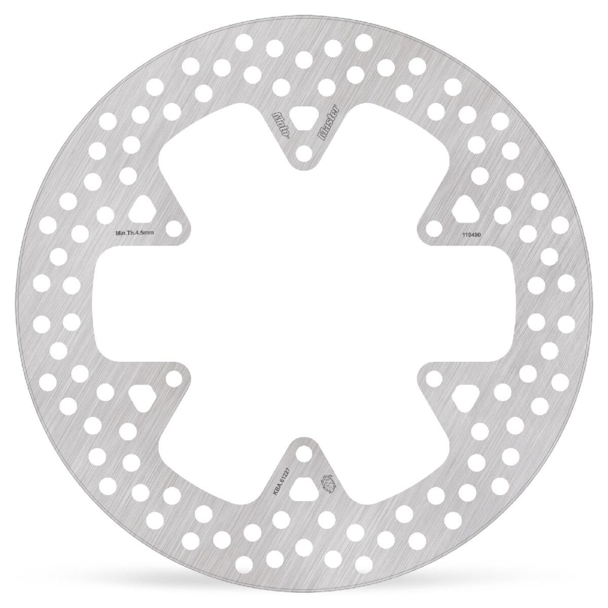 BRAKE ROTOR FIXED HALO ROUND NATURAL