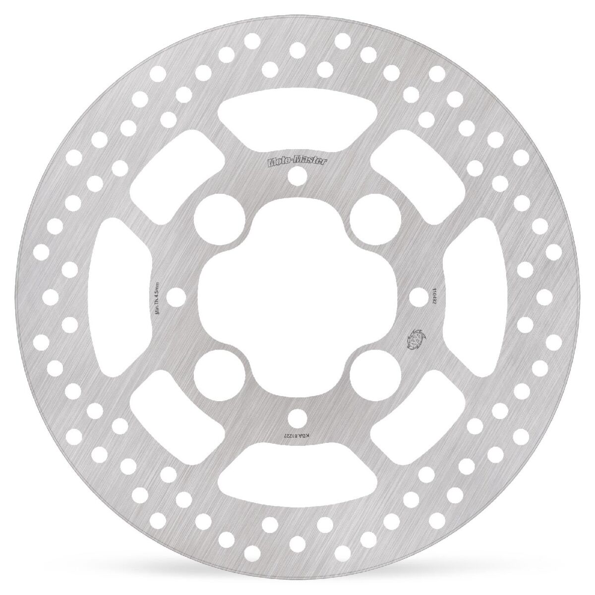 BRAKE ROTOR FIXED HALO ROUND NATURAL