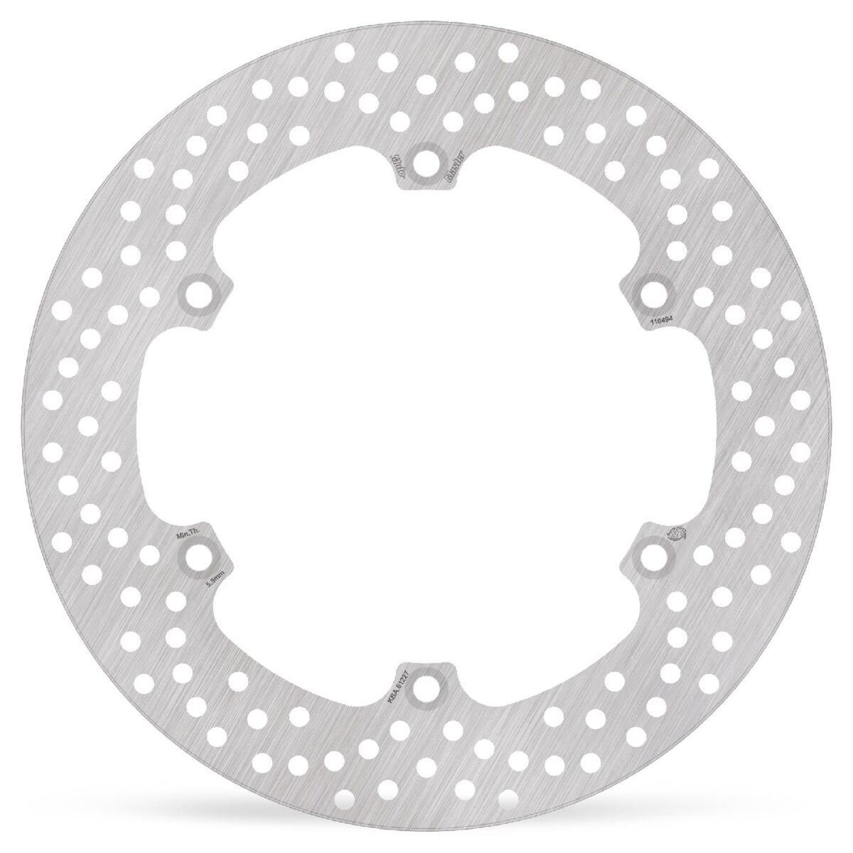 BRAKE ROTOR FIXED HALO ROUND NATURAL