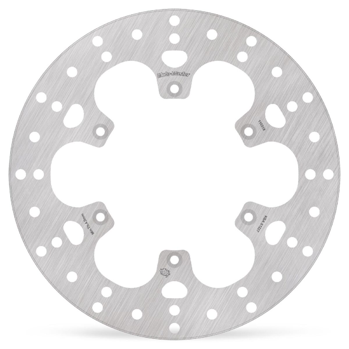 BRAKE ROTOR FIXED HALO ROUND NATURAL