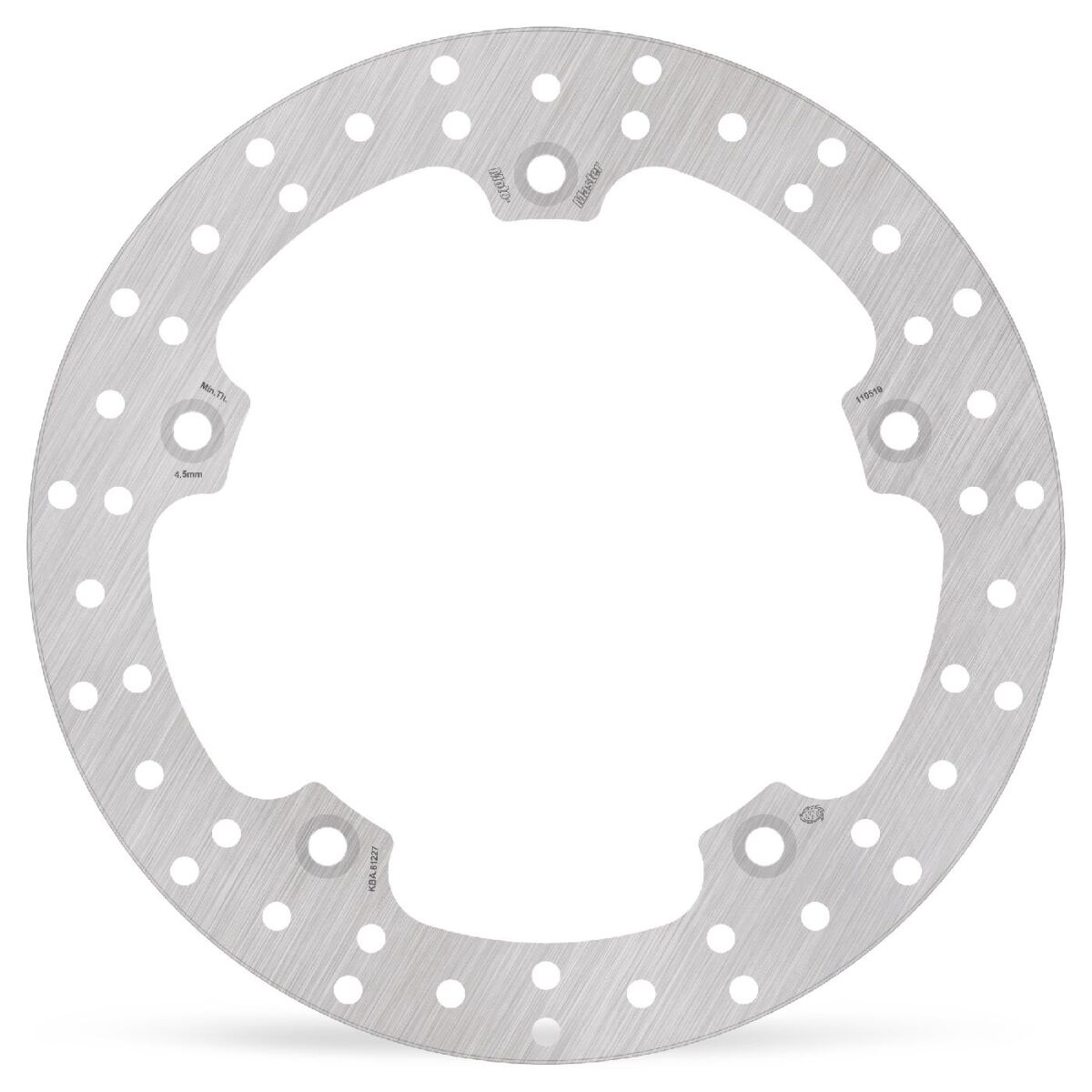 BRAKE ROTOR FIXED HALO ROUND NATURAL